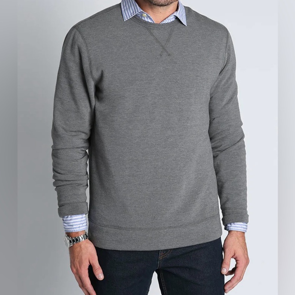 Jacks New York Charcoal Soft Touch Crewneck